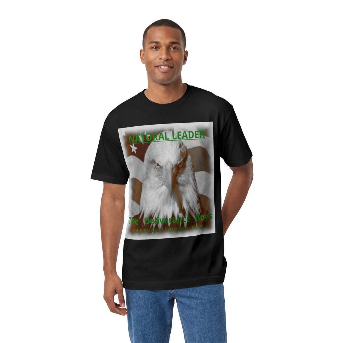'Natural Leader' (The Deliverance Boys) Camiseta Softstyle Gráfica de Águila Calva