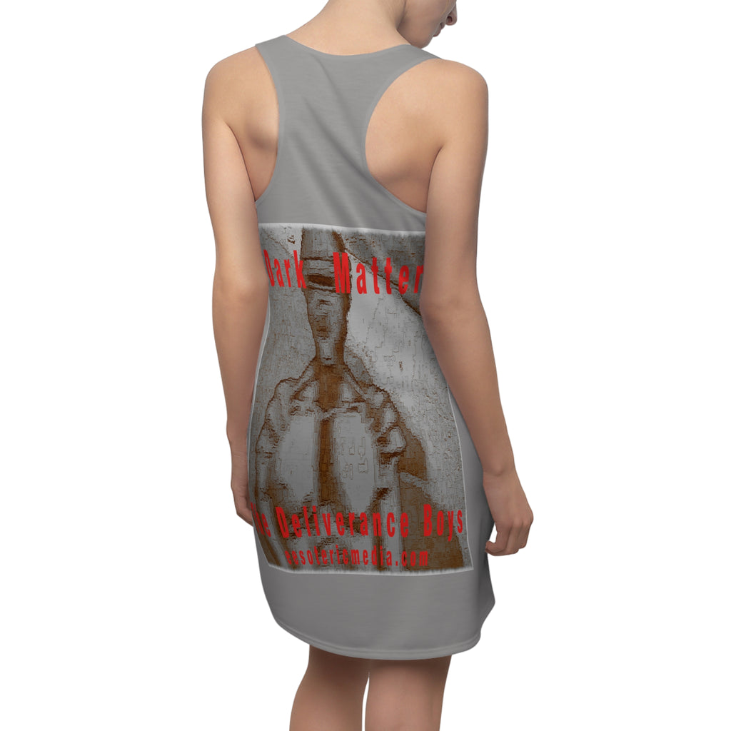 „Dark Matters“ (The Deliverance Boys) Retro-Sci-Fi-Grafik-Racerback-Kleid