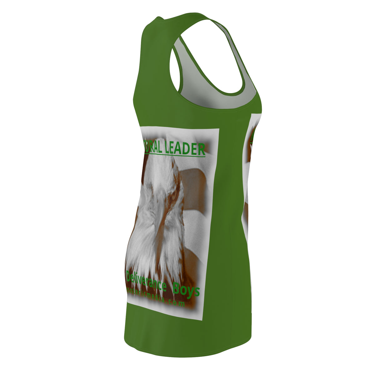 'Natural Leader' (The Deliverance Boys) Vestido Deportivo Gráfico de Águila Calva
