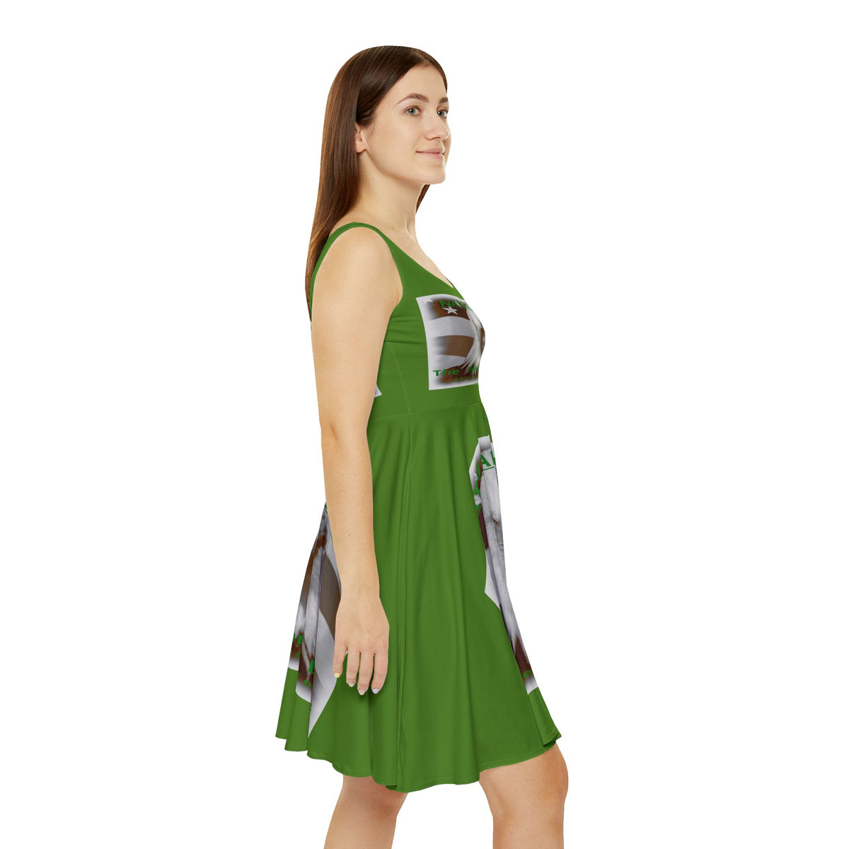 "Natural Leader' (The Deliverance Boys) Bald Eagle Graphic Skater Dress