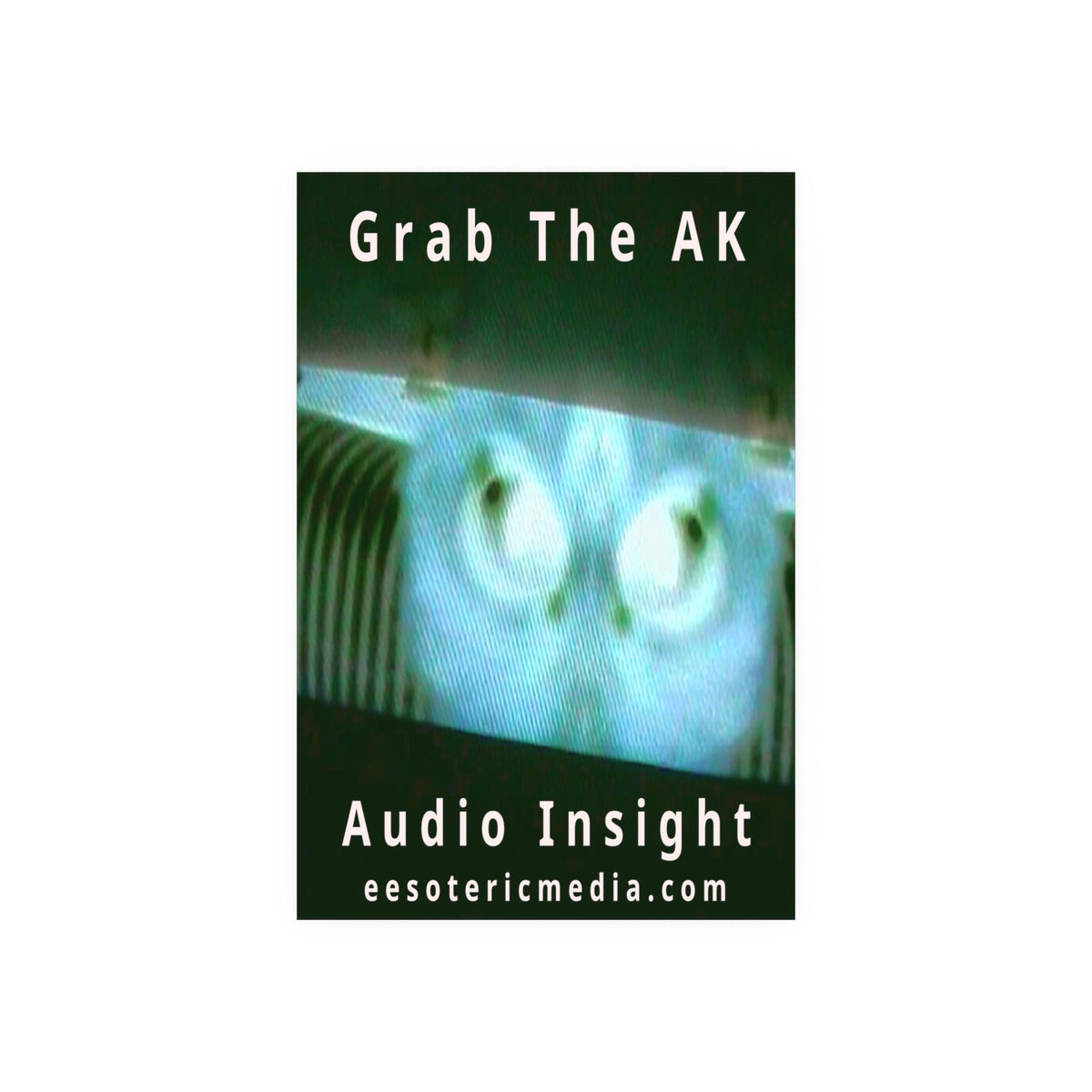 Large 'Audio Insight' (Grab The AK) Sinister Surreal Digital Being Art Print 40"x60" (100cm x 150cm)