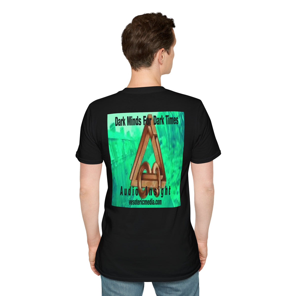 „Dark Minds For Dark Times“ (Audio Insight) Alien/Sci-Fi Symbol Softstyle Grafik-T-Shirt