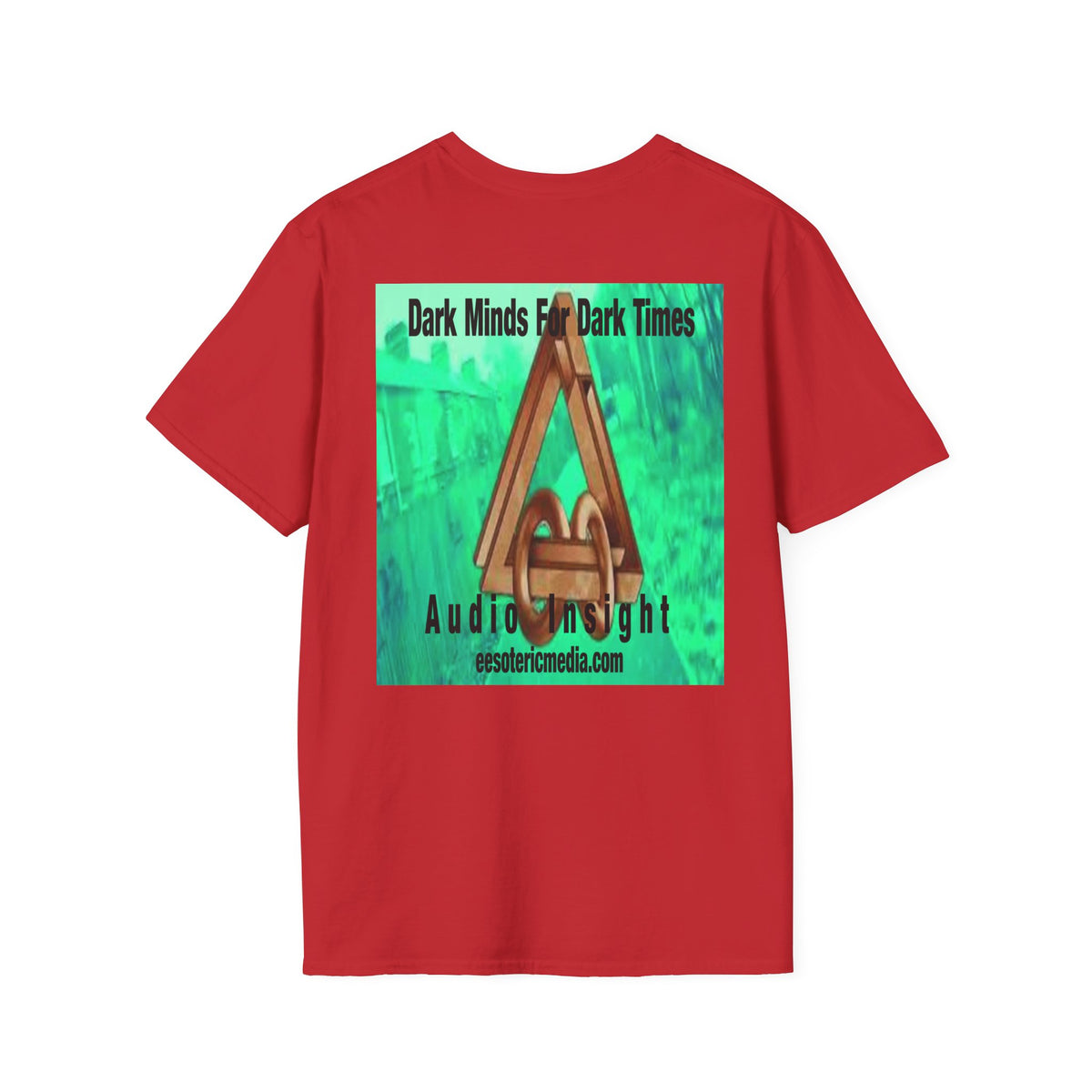 „Dark Minds For Dark Times“ (Audio Insight) Alien/Sci-Fi Symbol Softstyle Grafik-T-Shirt