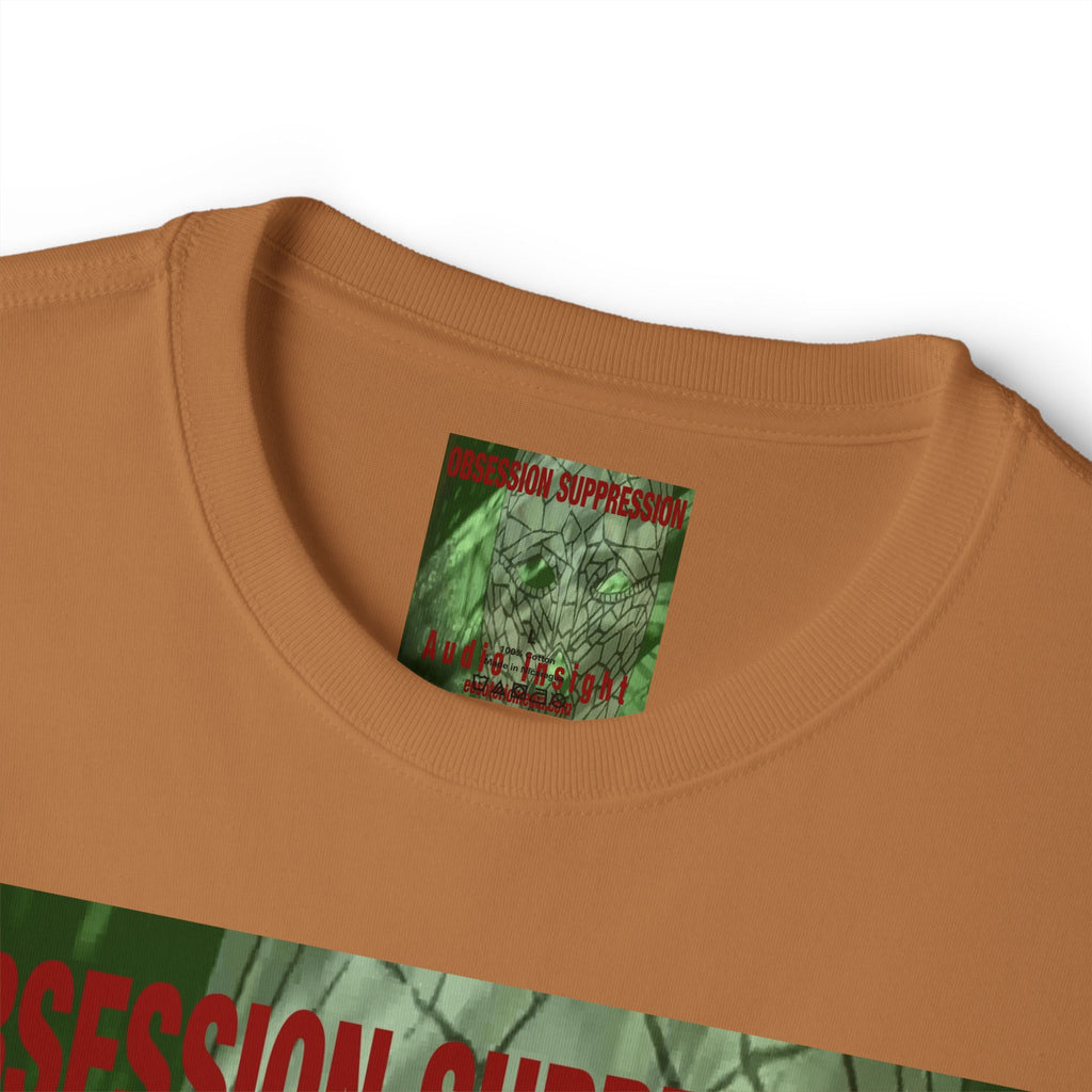 'Obsession Suppression' (Audio Insight) レトロSFスカル グラフィック オーバーサイズ ボックスTシャツ