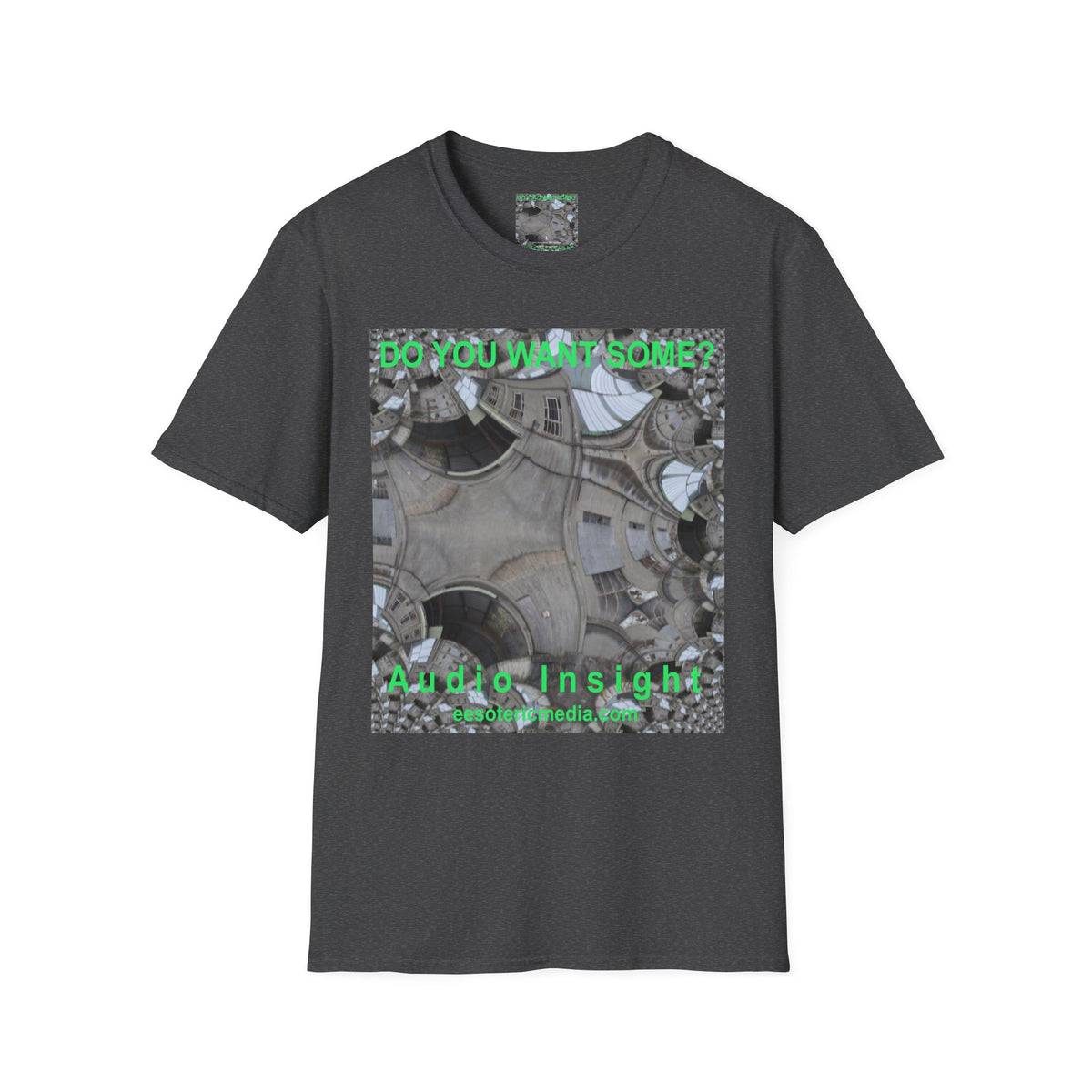 'Do You Want Some?' (Audio Insight) Camiseta Softstyle Gráfica de Arte Surrealista de Caleidoscopio