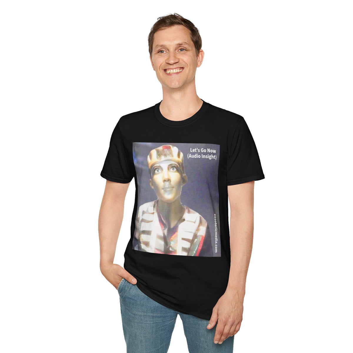 T-shirt style souple « Let's Go Now » (Audio Insight) design extra-terrestre/ancien de science-fiction
