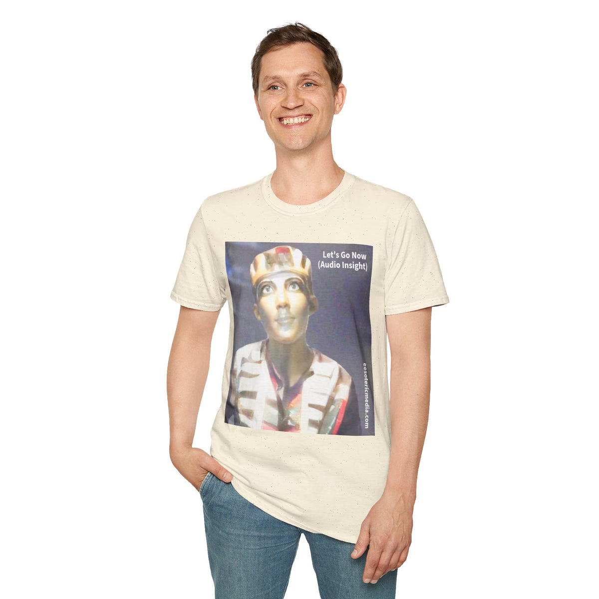 T-shirt style souple « Let's Go Now » (Audio Insight) design extra-terrestre/ancien de science-fiction