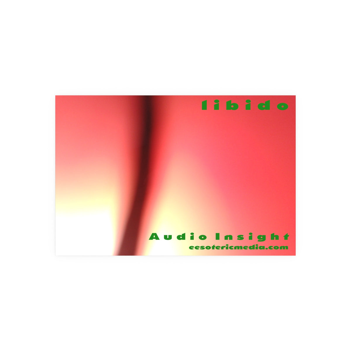 Large 'Libido' (Audio Insight) Swirling Surreal Art Print 60"x40" (150cm x 100cm)