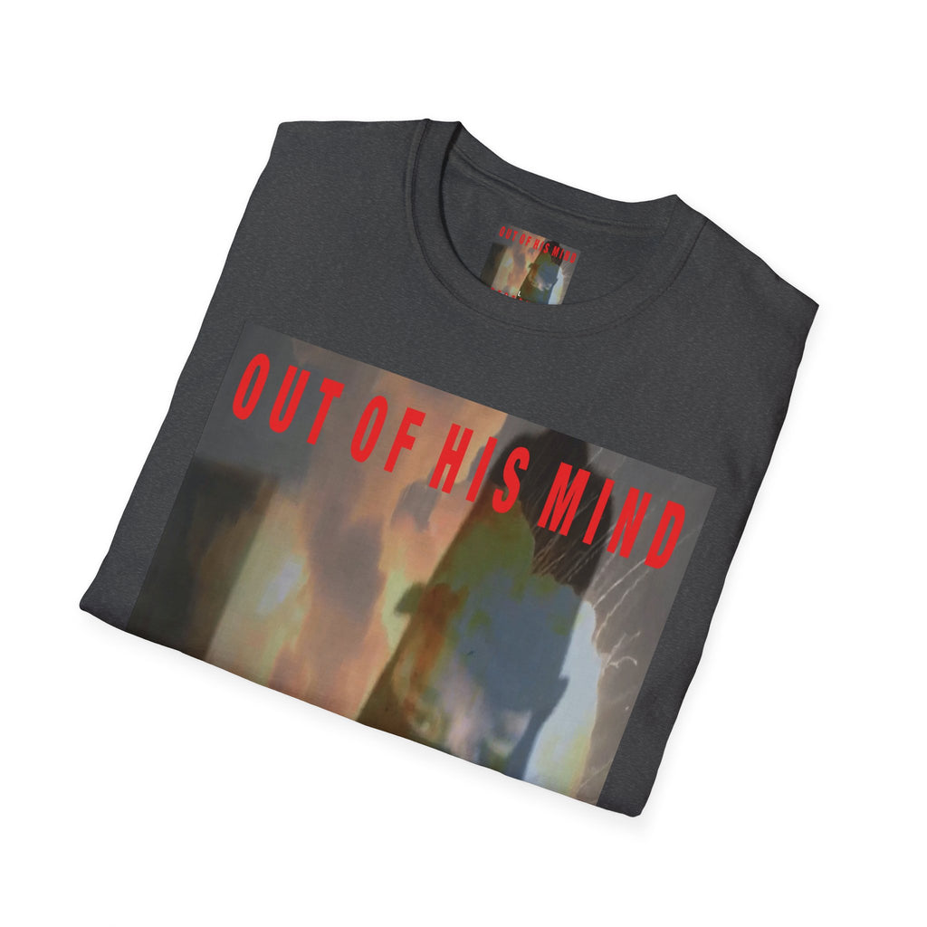 T-shirt graphique « Out Of His Mind » (PersonaU) de la milice dangereuse, style doux