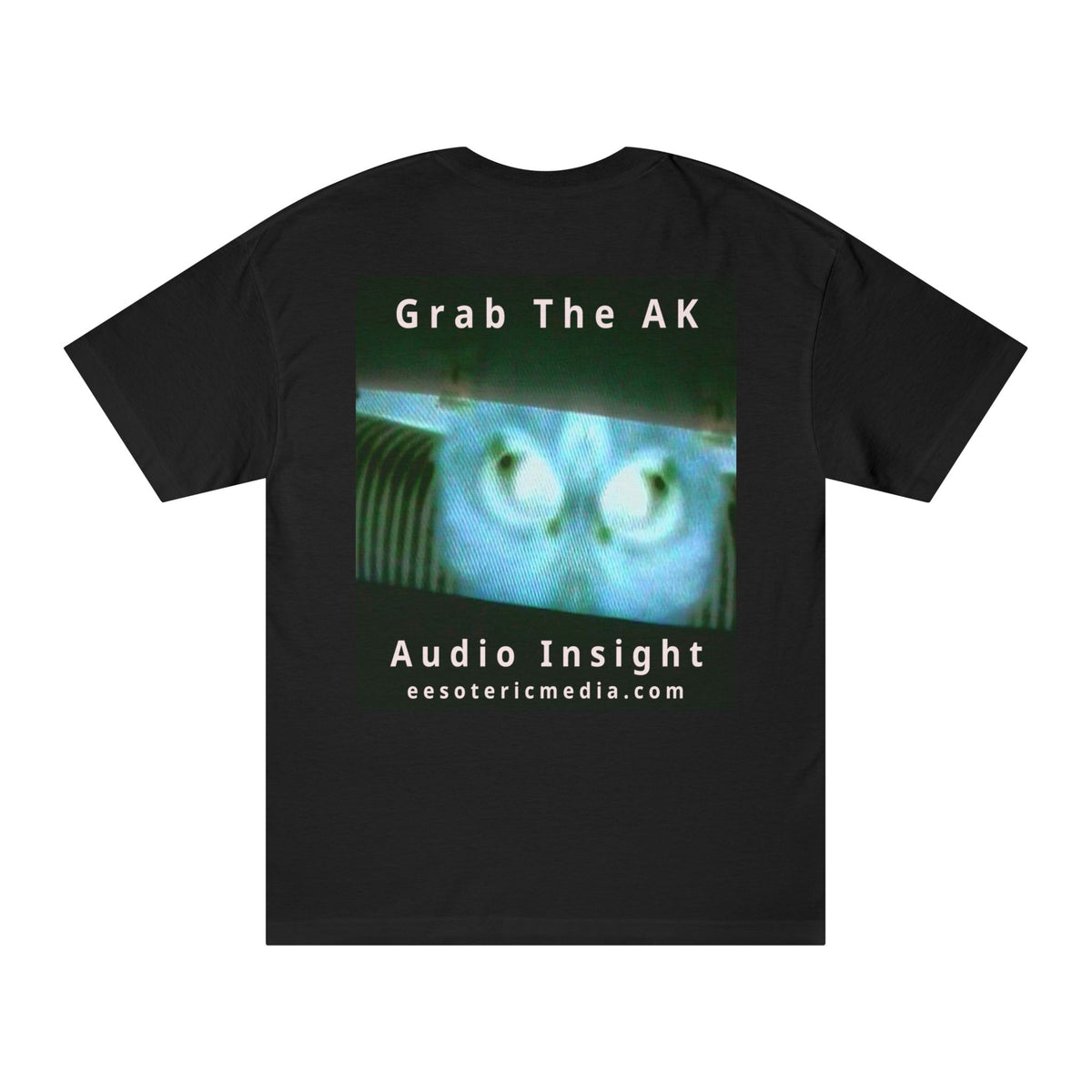 'Grab The AK' (Audio Insight) Sinister Surreal Digital Being Graphic Classic Fit T-Shirt