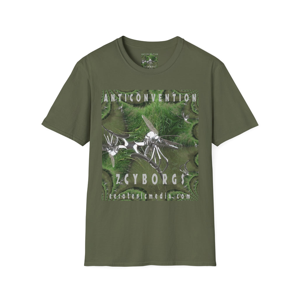 'Anticonvention' (7Cyborgs) Cyber Dragonfly Softstyle Graphic T-Shirt