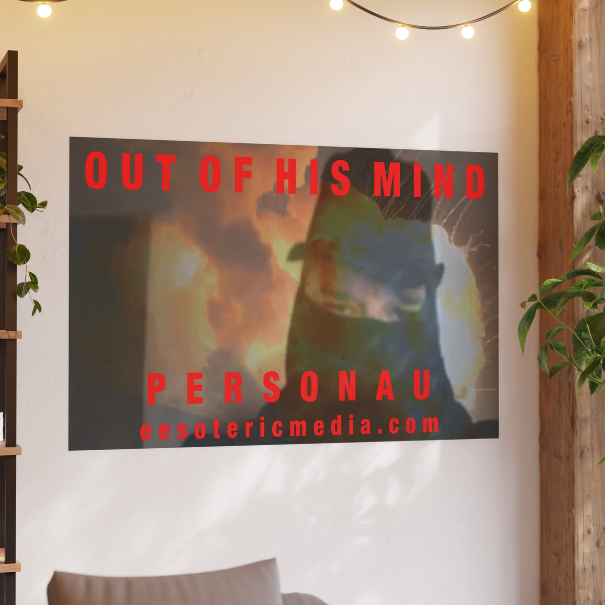 Large 'Out of His Mind' (PersonaU) Dark Militia Character Art Print 60"x40" (150cm x 100cm)