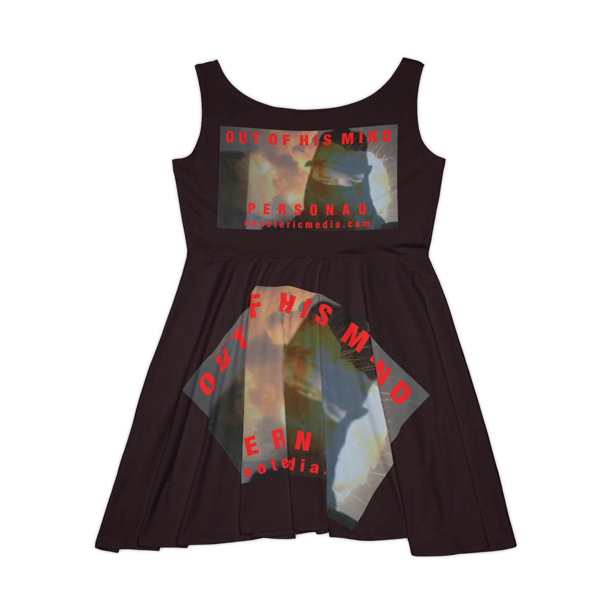 'Out Of His Mind' (PersonaU) Graphic Skater Dress