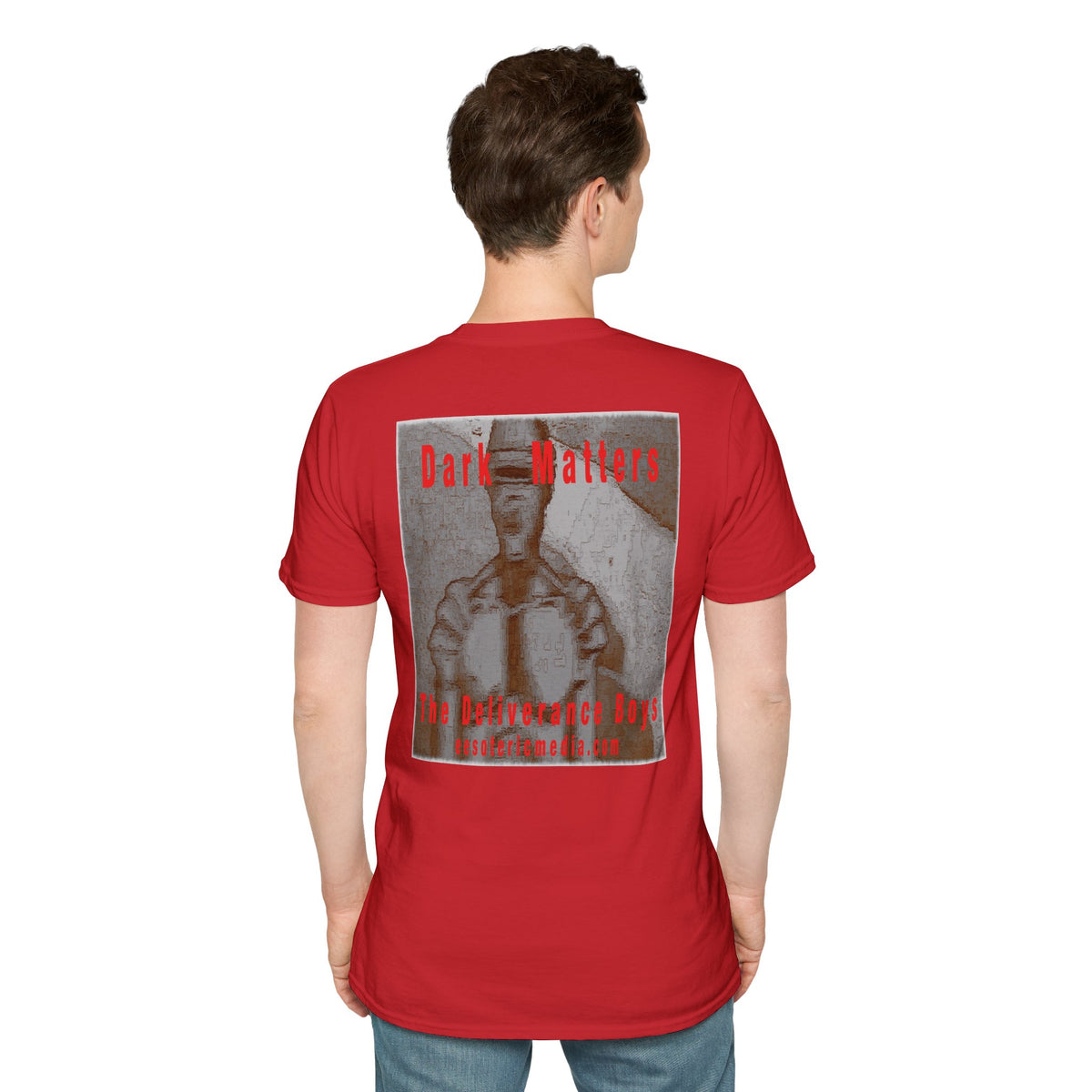 „Dark Matters" (The Deliverance Boys) Sci-Fi Retro-Roboter Softstyle-Grafik-T-Shirt