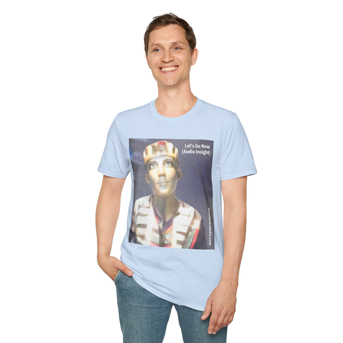 T-shirt style souple « Let's Go Now » (Audio Insight) design extra-terrestre/ancien de science-fiction