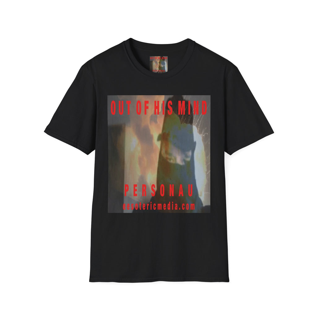 T-shirt graphique « Out Of His Mind » (PersonaU) de la milice dangereuse, style doux