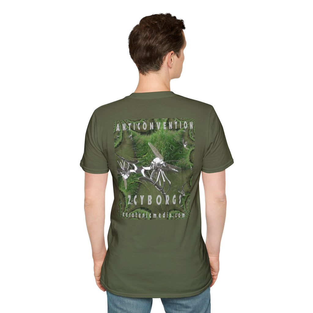 'Anticonvention' (7Cyborgs) Cyber Dragonfly Softstyle Graphic T-Shirt