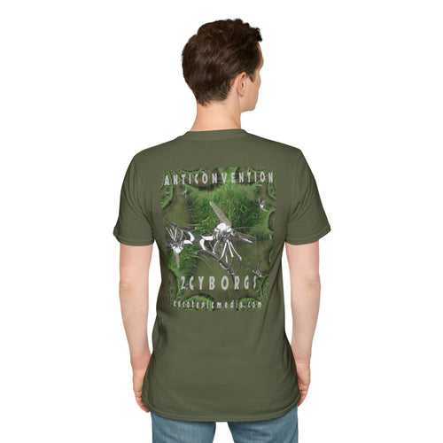 'Anticonvention' (7Cyborgs) Cyber Dragonfly Softstyle Graphic T-Shirt