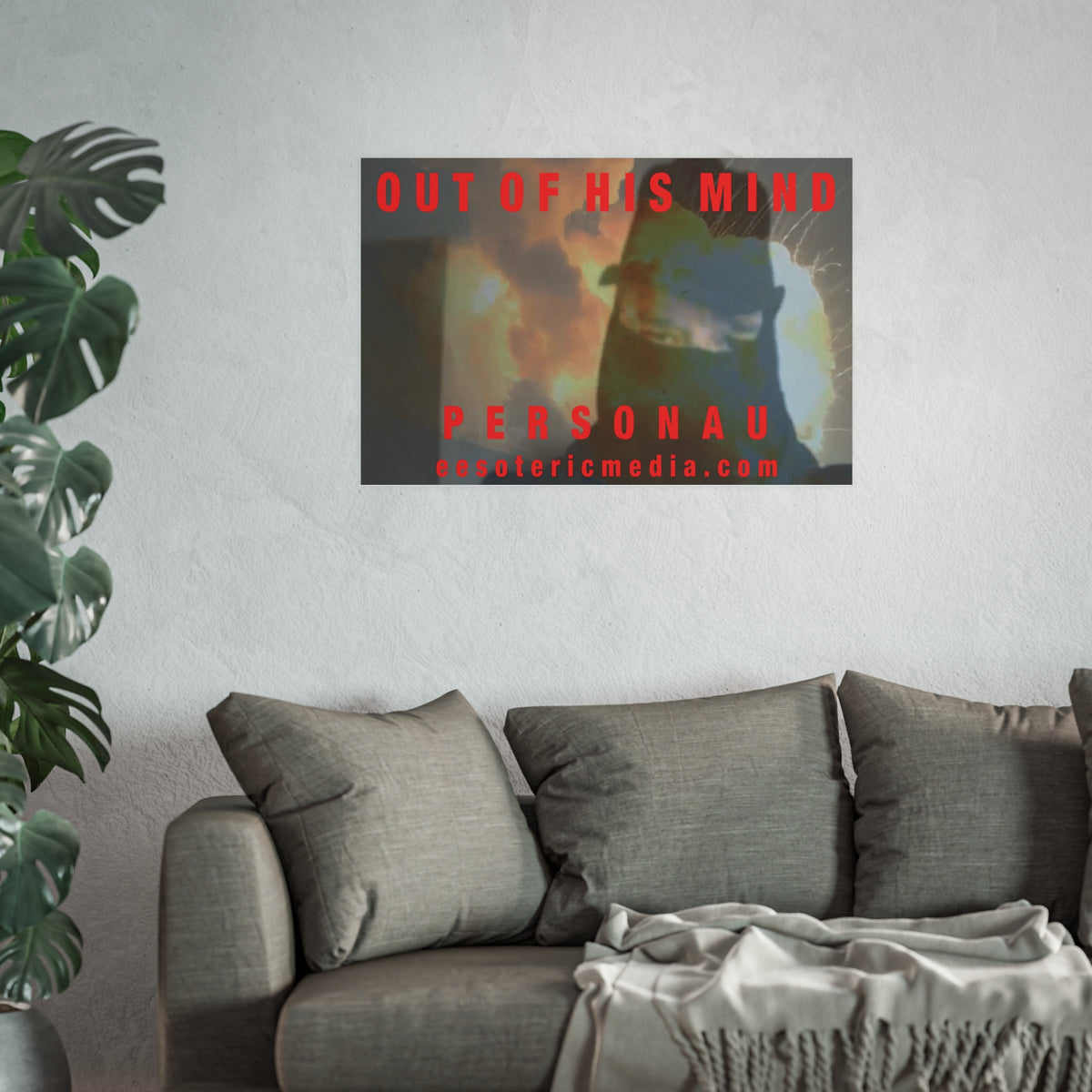 'Out of His Mind' (PersonaU) डार्क मिलिशिया पात्र कला प्रिंट 36"x24" (90cm x 60cm)