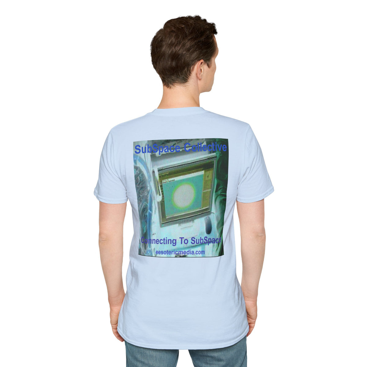 „Connecting To SubSpace" (SubSpace Collective) Softstyle Retro-Sci-Fi-T-Shirt