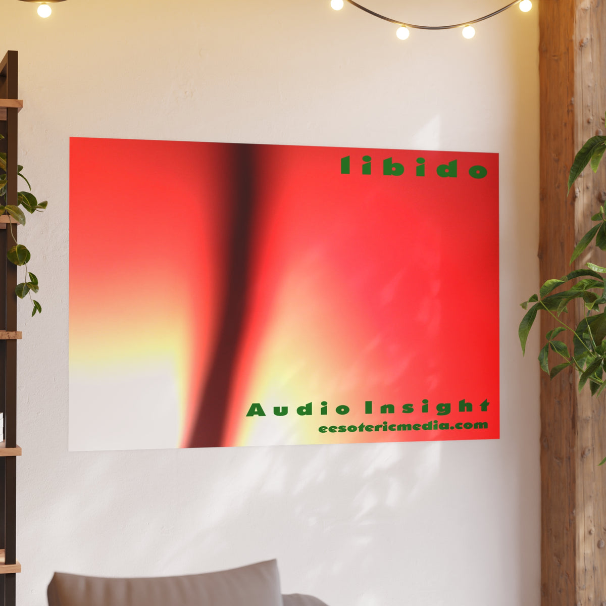 Large 'Libido' (Audio Insight) Swirling Surreal Art Print 60"x40" (150cm x 100cm)