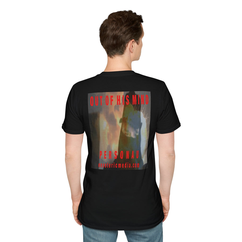 T-shirt graphique « Out Of His Mind » (PersonaU) de la milice dangereuse, style doux