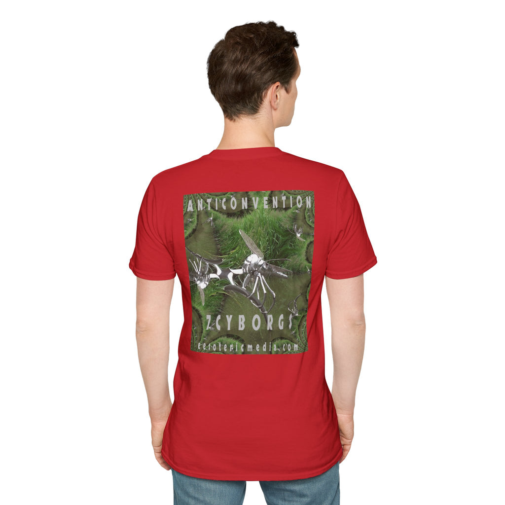 'Anticonvention' (7Cyborgs) Cyber Dragonfly Softstyle Graphic T-Shirt
