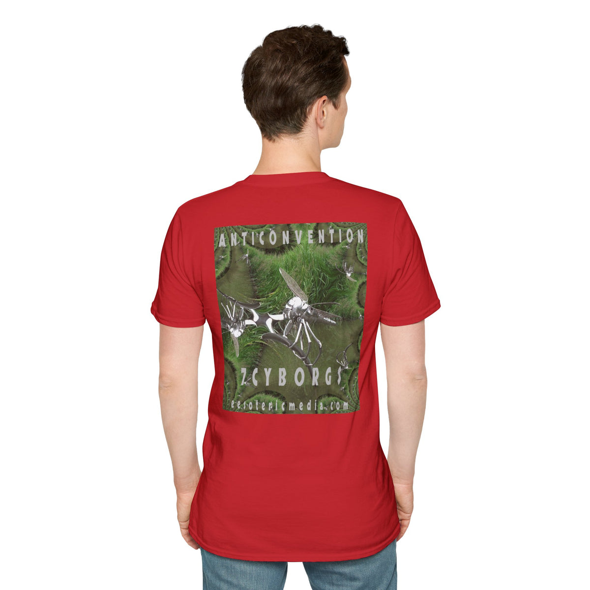 'Anticonvention' (7Cyborgs) Cyber Dragonfly Softstyle Graphic T-Shirt