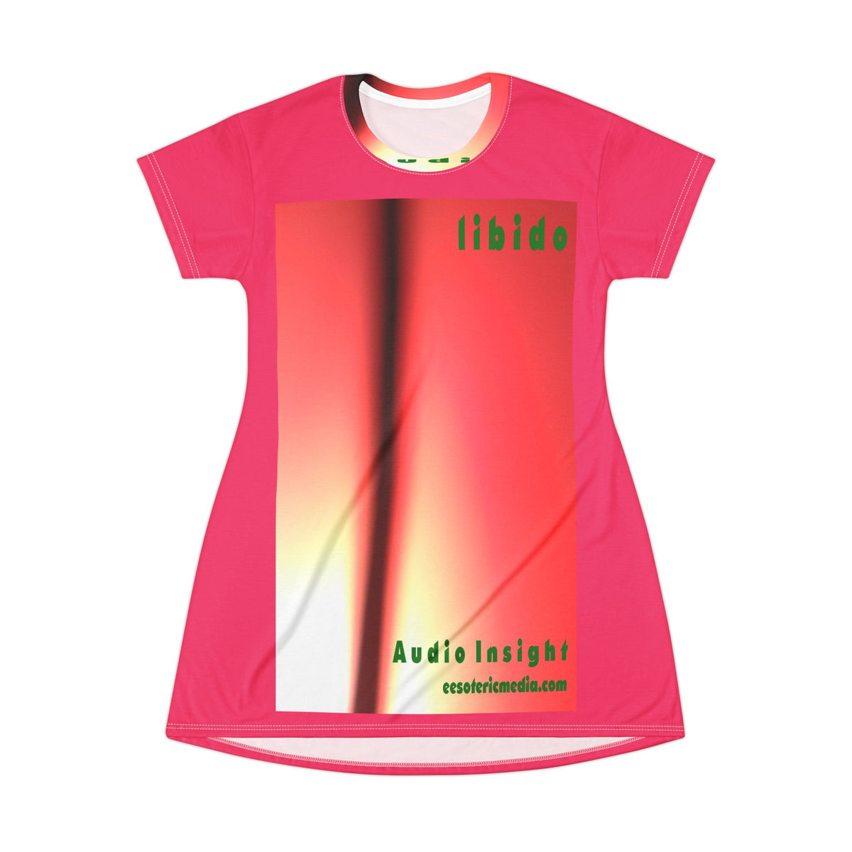 'Libido' (Audio Insight) Surreal Swirling Graphic T-Dress