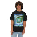 'Connecting To SubSpace' (SubSpace Collective) Camiseta Oversize de Corte Cuadrado Retro de TV y Ciencia Ficción