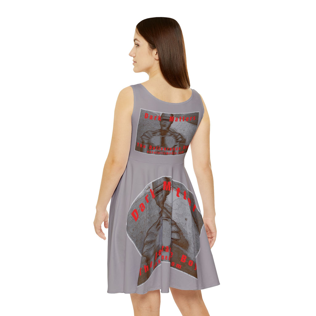 'Dark Matters' (The Deliverance Boys) Vestido Skater Gráfico de Robot Retro