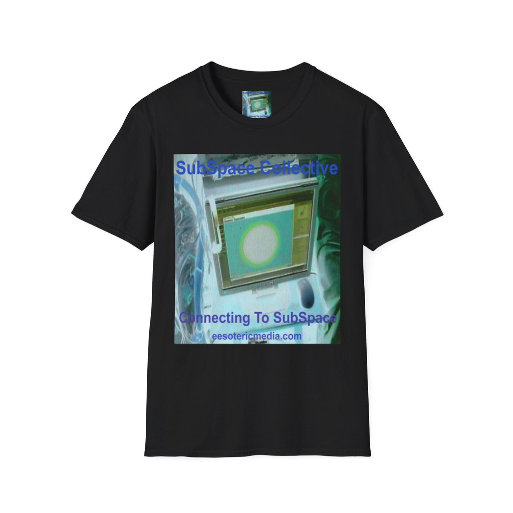 „Connecting To SubSpace" (SubSpace Collective) Softstyle Retro-Sci-Fi-T-Shirt