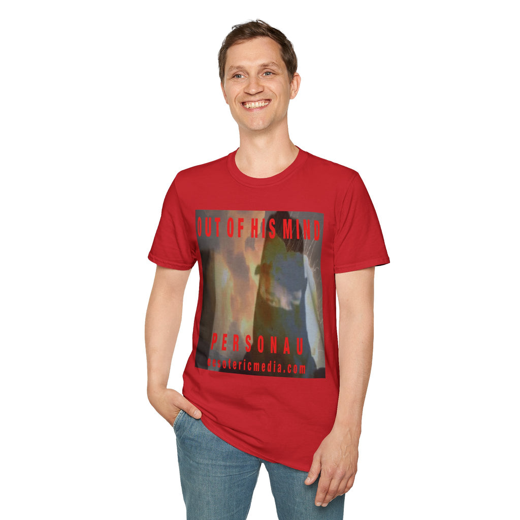T-shirt graphique « Out Of His Mind » (PersonaU) de la milice dangereuse, style doux