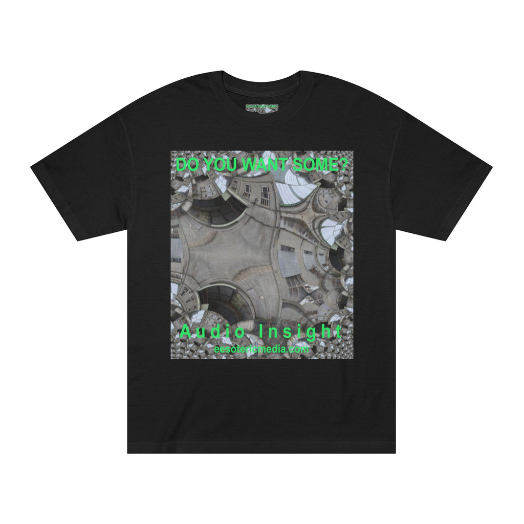 'Do You Want Some?' (Audio Insight) Surreal Kaleidoscope Art Graphic Classic Fit T-Shirt
